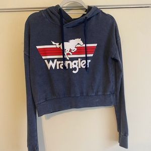 Women's Wrangler Cropped Hoodie Top